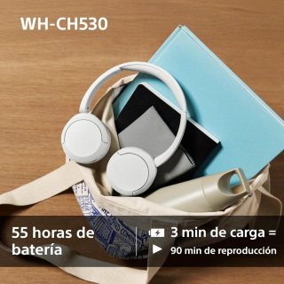 Auriculares Sony WH-CH530 Inalámbricos Negros