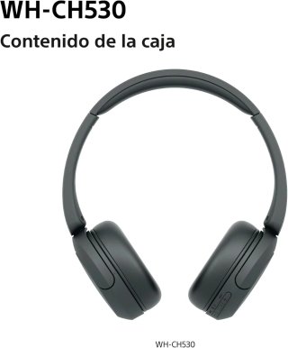 Auriculares Sony WH-CH530 Inalámbricos Negros
