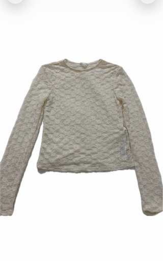 Blusa Encaje Transparente High Spirits Talla S