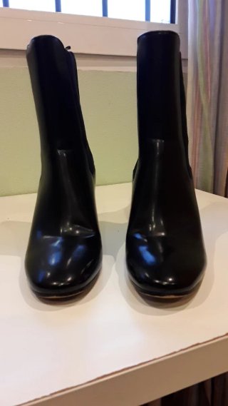 Botines negros 9cm tacón