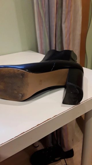 Botines negros 9cm tacón