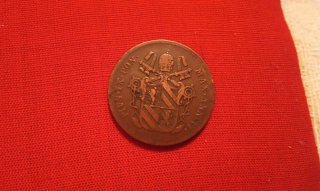 Moneda 2 Baiocchi 1852 B