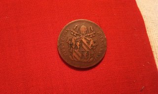Moneda 2 Baiocchi 1852 B