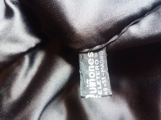 Abrigo tipo visón marrón..