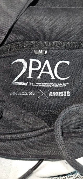 Sudadera Tupac Negra Talla M