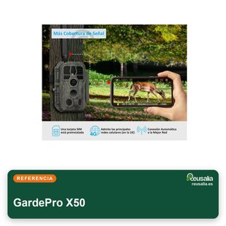GardePro X50 cámara caza 4G 32MP 1296p