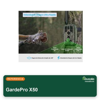 GardePro X50 cámara caza 4G 32MP 1296p