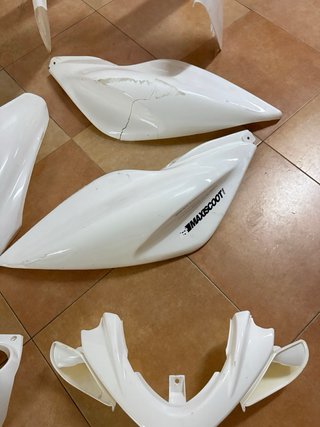 Pastas Aerox Malossi Blancas