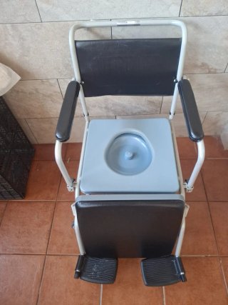 Silla WC con Ruedas Ortopédica + Inodoro