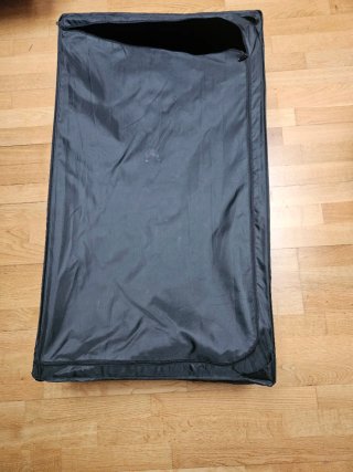 Caja organizadora Ikea negra