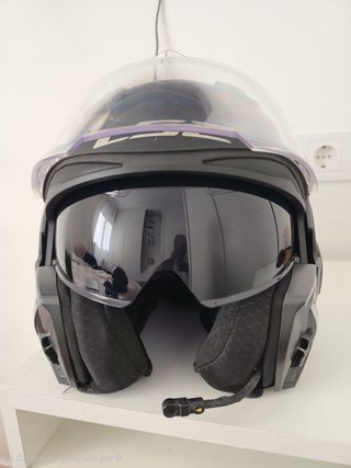 Casco Modular LS2 + Intercom Cardo Freecom 2