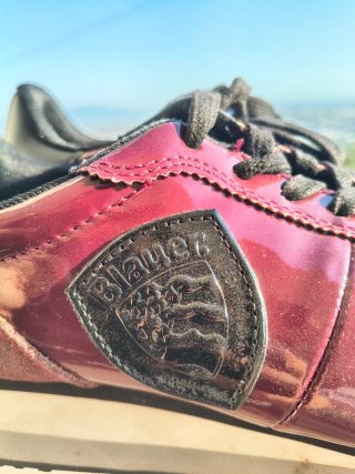 Scarpe Blauer donna rosse vernice