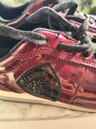 Scarpe Blauer donna rosse vernice