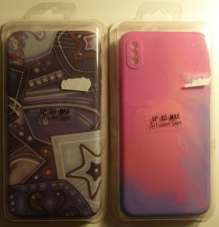 2 Fundas Silicona iPhone XS MAX