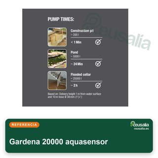 Gardena bomba sumergible 20000 Aquasensor