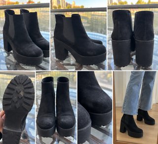 Botines Brownie Ante Plataforma Talla 38