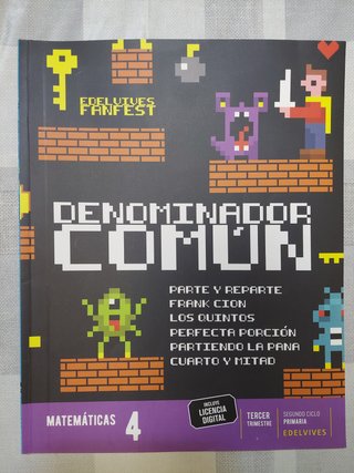 Libro Matemáticas 4 Primaria Edelvives 3 trimestre