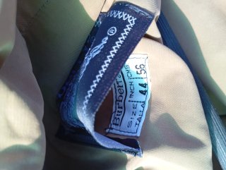 Gabardina Burberry's Unisex Beige