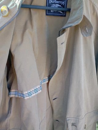 Gabardina Burberry's Unisex Beige