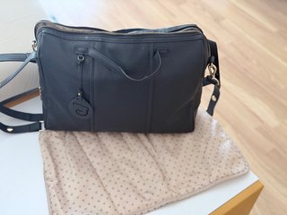 Bolso Carrito Negro Piel, marca pasito a pasito