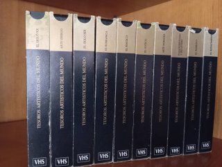 Colección 10 VHS Tesoros Artísticos del Mundo