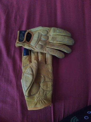 Guantes de moto 1972 Piel de oveja.