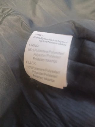 Anorak de plumas negro