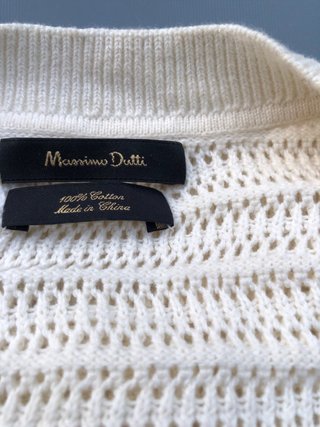 Jersey Massimo Dutti Blanco