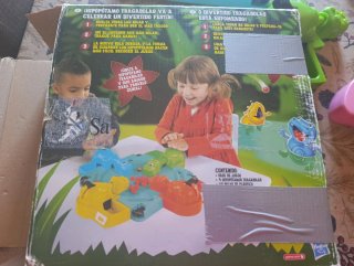 Juego Tragabolas 4 Hipopótamos Hasbro