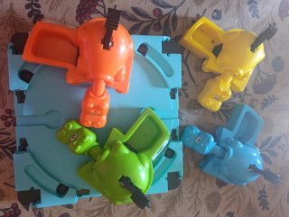 Juego Tragabolas 4 Hipopótamos Hasbro