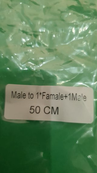 Cable 50cm Macho a Doble Macho/Hembra