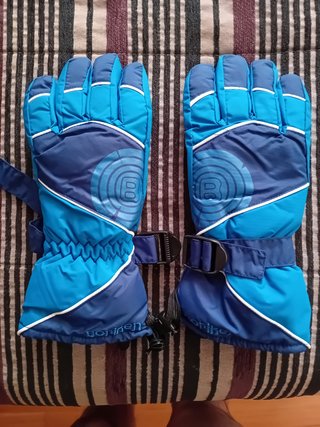 Guantes Nieve Boriken Niño Azul Talla 10-12
