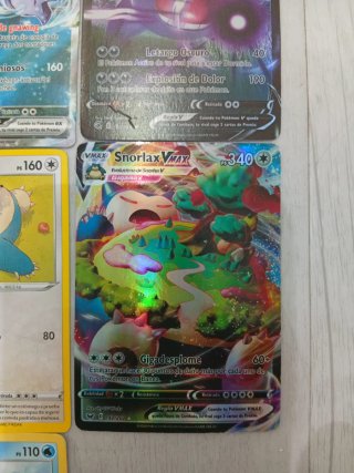 Cartas Pokémon Gengar, Snorlax, Lapras ( chinas)