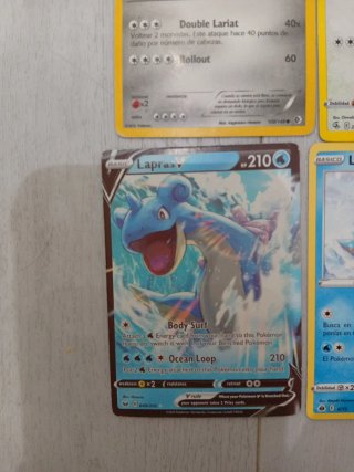 Cartas Pokémon Gengar, Snorlax, Lapras ( chinas)