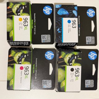 Cartuchos HP 963XL (Amarillo, Cian, Magenta, Negro