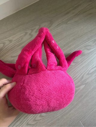 Peluche polpo rosa