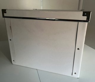 Caja de almacenaje blanca Ikea