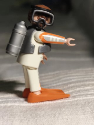 Playmobil Submarinista con Motor de propulsión.