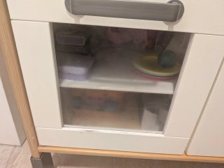 Cocinita de juguete de madera