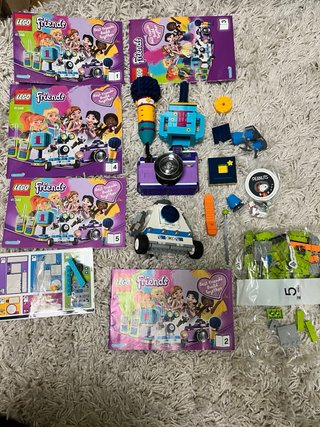 Lote 3 Sets LEGO Friends: 41346, 41313, 41359
