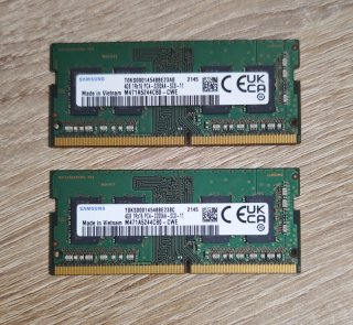 2x Samsung 4GB DDR4 RAM PC4-3200AA