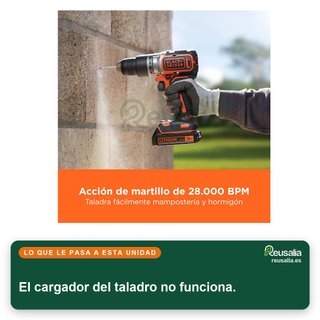 - BLACK+DECKER BL188KB-QW taladro percutor