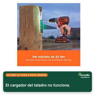 - BLACK+DECKER BL188KB-QW taladro percutor