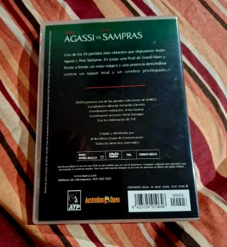 DVD Finales de Infarto: Agassi vs Sampras