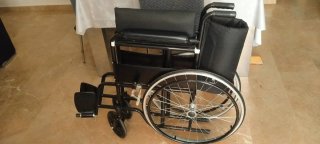 Silla ruedas plegable