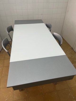 Mesa desplegable de cocina con 4 sillas