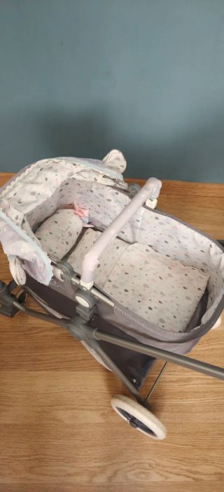 Cochecito de muñecas con bolso