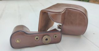 Funda cuero Sony Alpha 5000/5100 Marrón