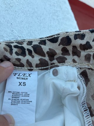 Pantalones vaqueros FLEX animal print XS
