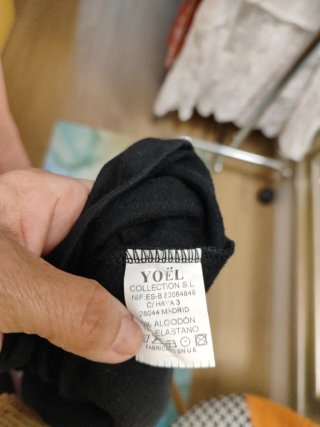 Vestido Negro Bordado Talla Única